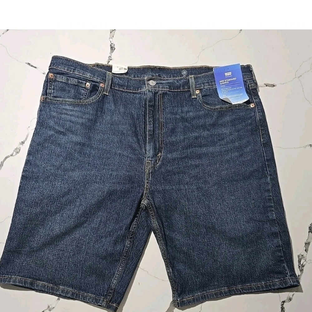 Levi's 405 Jean Shorts Dark Blue Men's Size 44 NWT